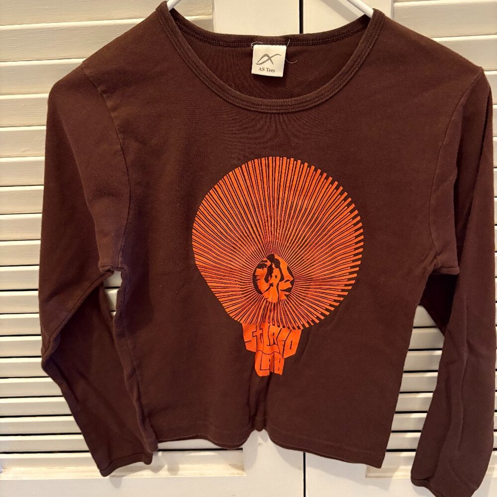 Women's Vintage Stereolab Long Sleeve Shirt Size M